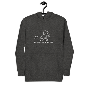 RESCUE IS A BREED - HOODIE