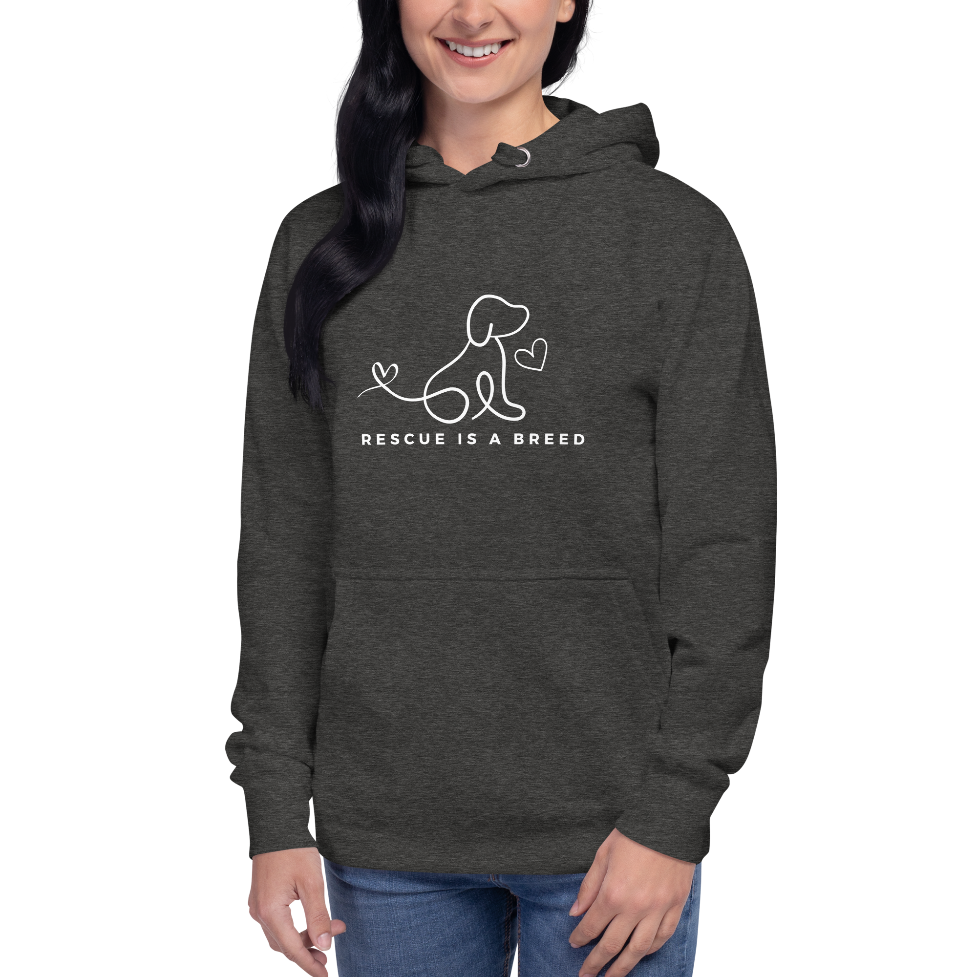 RESCUE IS A BREED - HOODIE